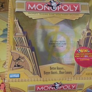 *Rare* 70th edition Monopoly game